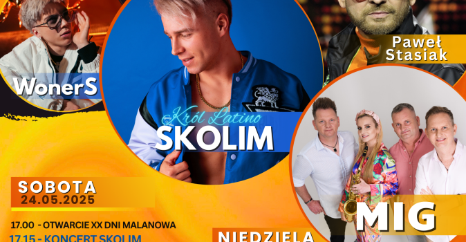 Aktualny plakat Dni Malanowa